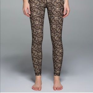 Rare! Lululemon Shine Tight Yoga Pants